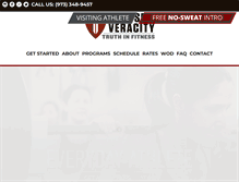 Tablet Screenshot of crossfitveracity.com